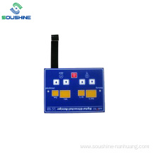 White button FPC cable blue ground membrane switch